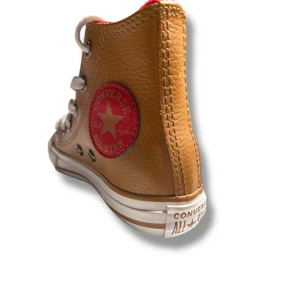 CONVERSE UNISEX ALL STAR LEATHER HIGH TOP