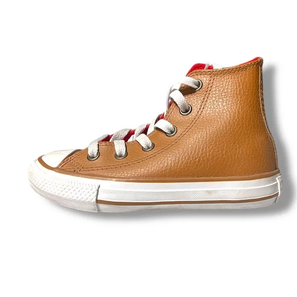 CONVERSE UNISEX ALL STAR LEATHER HIGH TOP