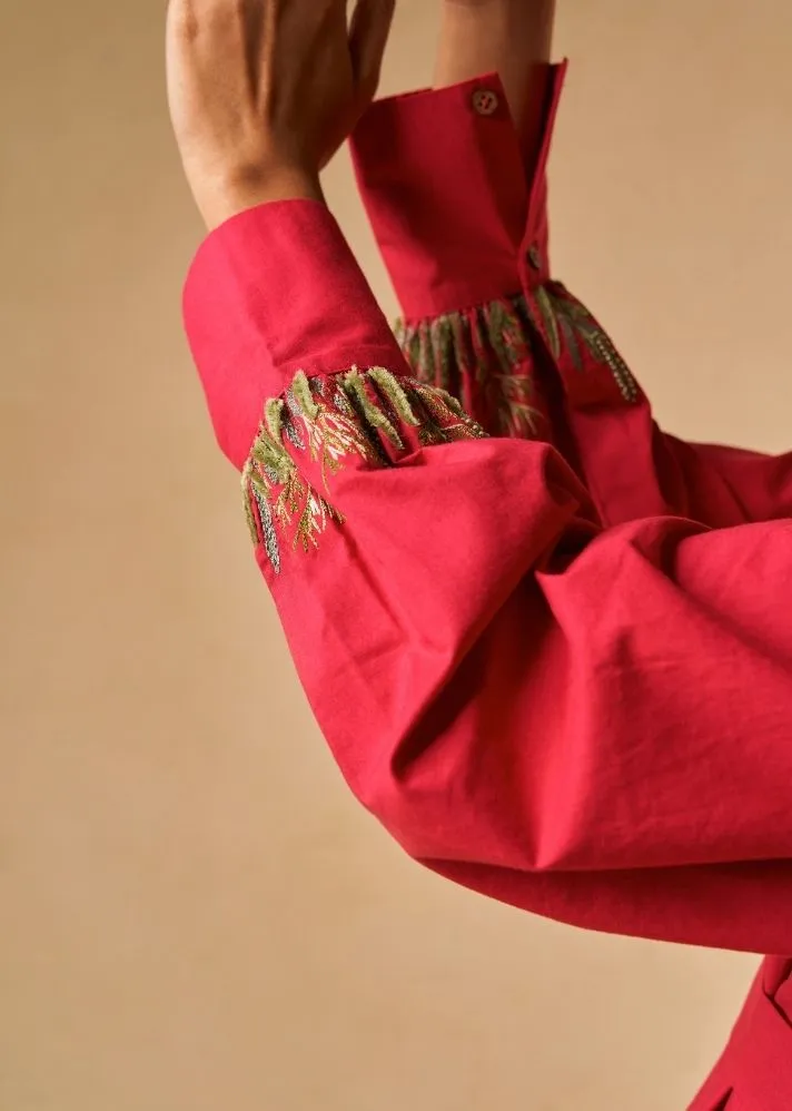 Coral Sunset Organic Cotton Shirt