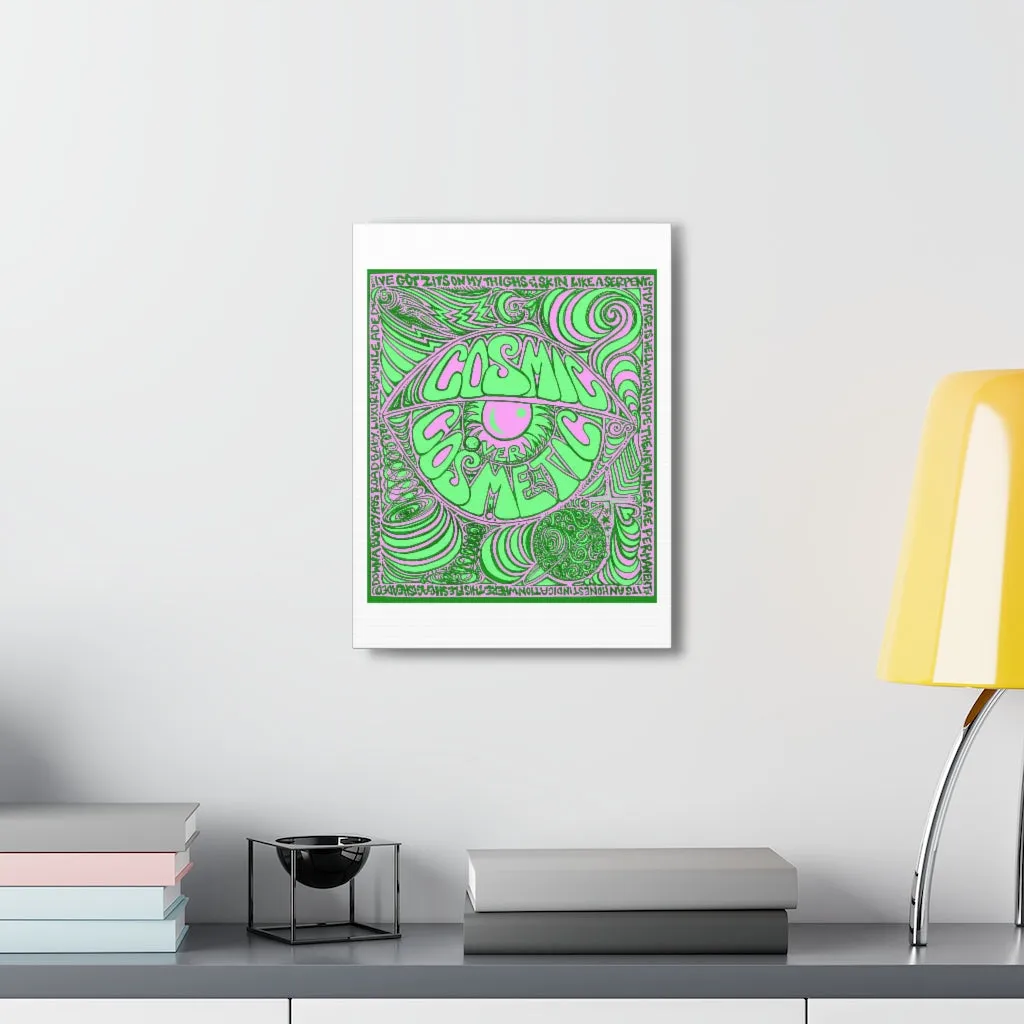 Cosmic Over Cosmetic Canvas Gallery Wraps -  Lilac Lizard