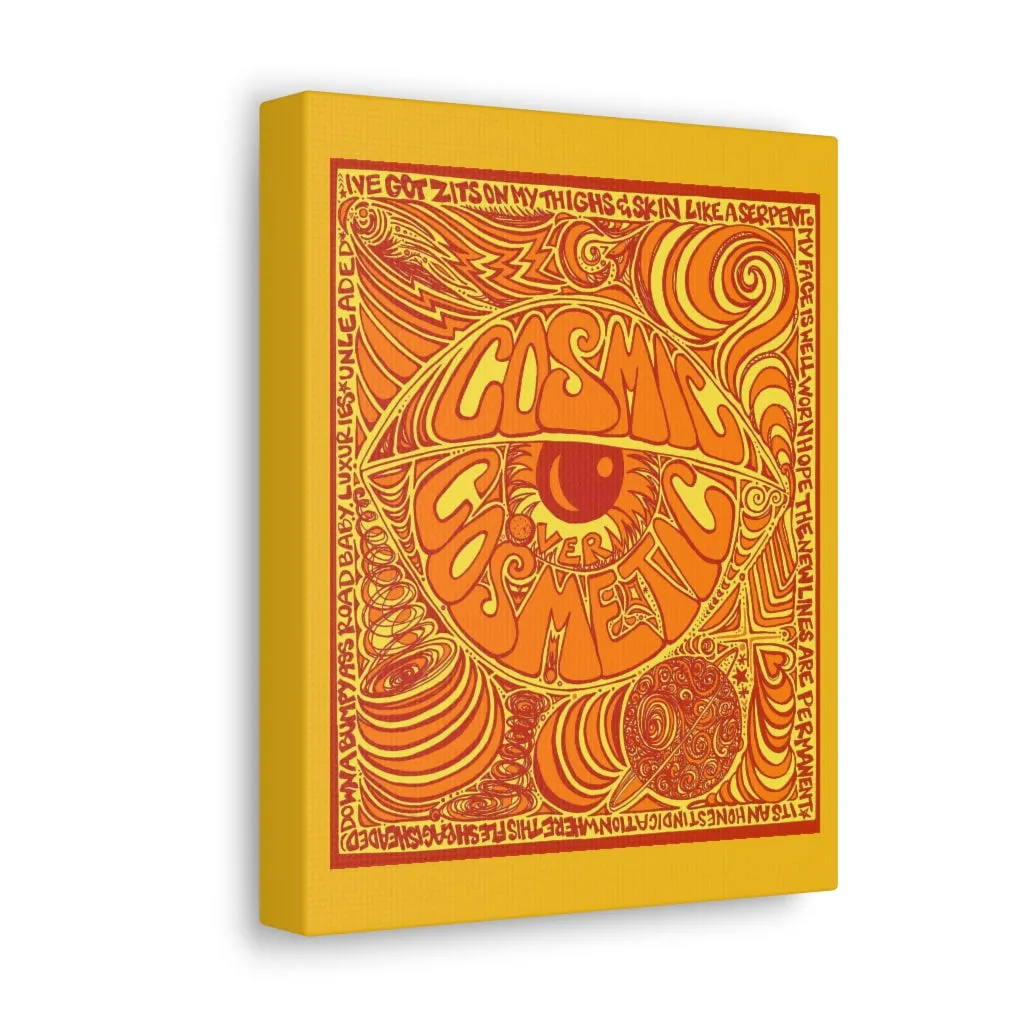 Cosmic Over Cosmetic Canvas Gallery Wraps -  Orange Rush Star