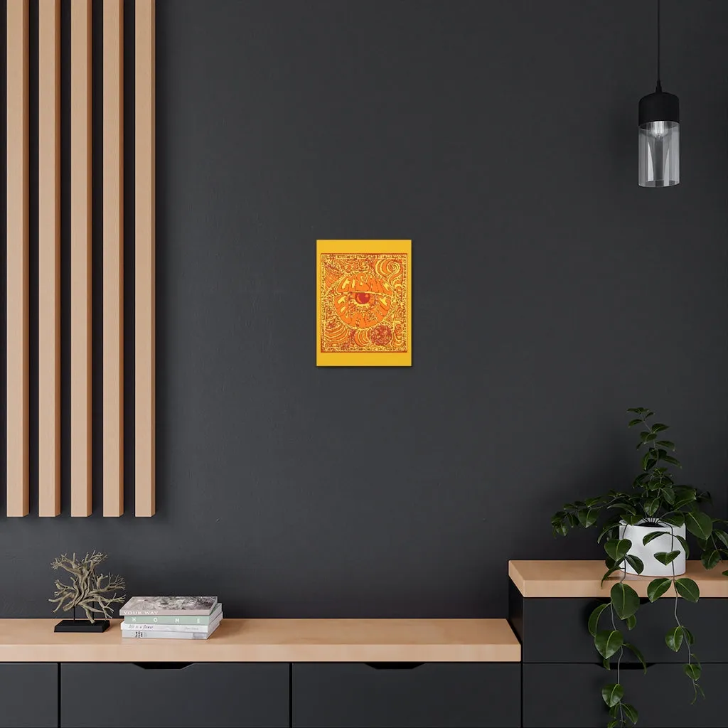 Cosmic Over Cosmetic Canvas Gallery Wraps -  Orange Rush Star