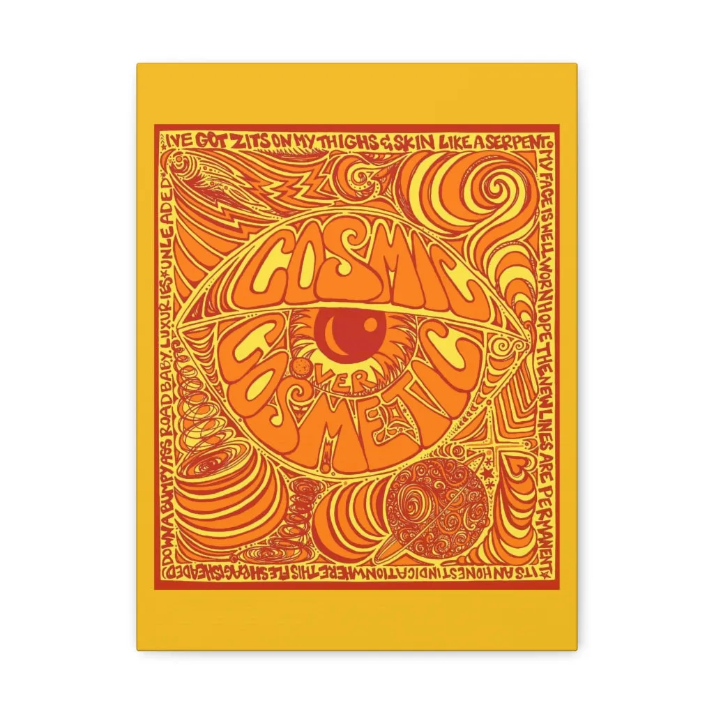Cosmic Over Cosmetic Canvas Gallery Wraps -  Orange Rush Star