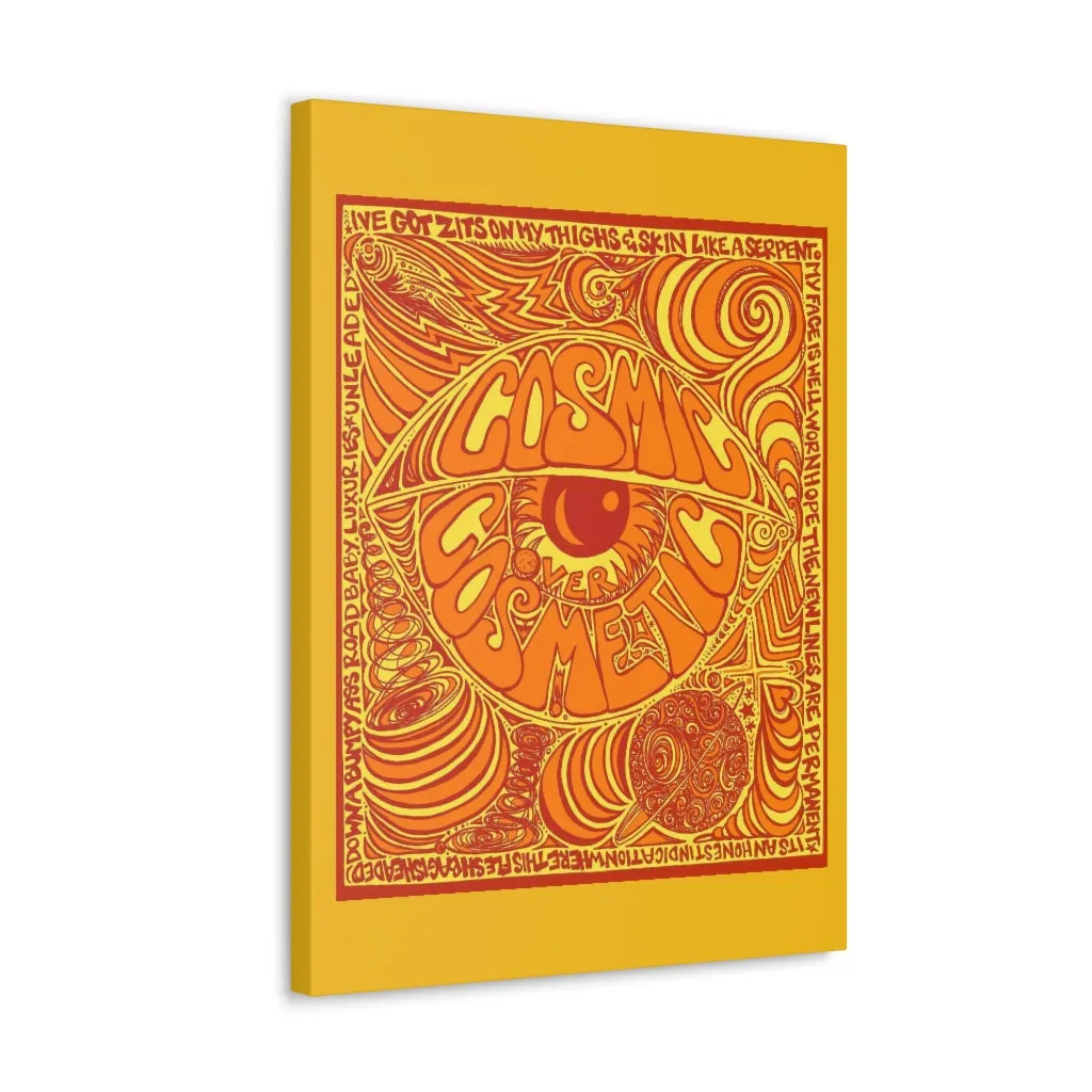 Cosmic Over Cosmetic Canvas Gallery Wraps -  Orange Rush Star