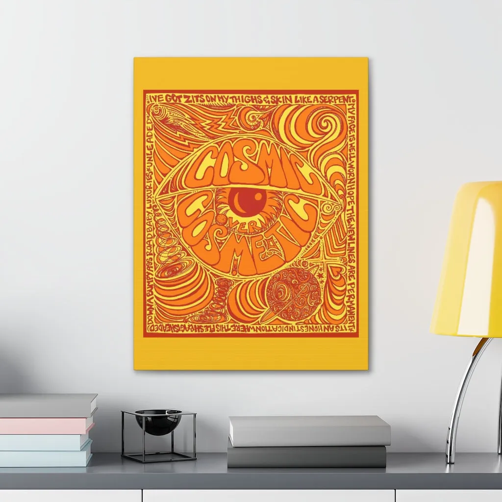 Cosmic Over Cosmetic Canvas Gallery Wraps -  Orange Rush Star