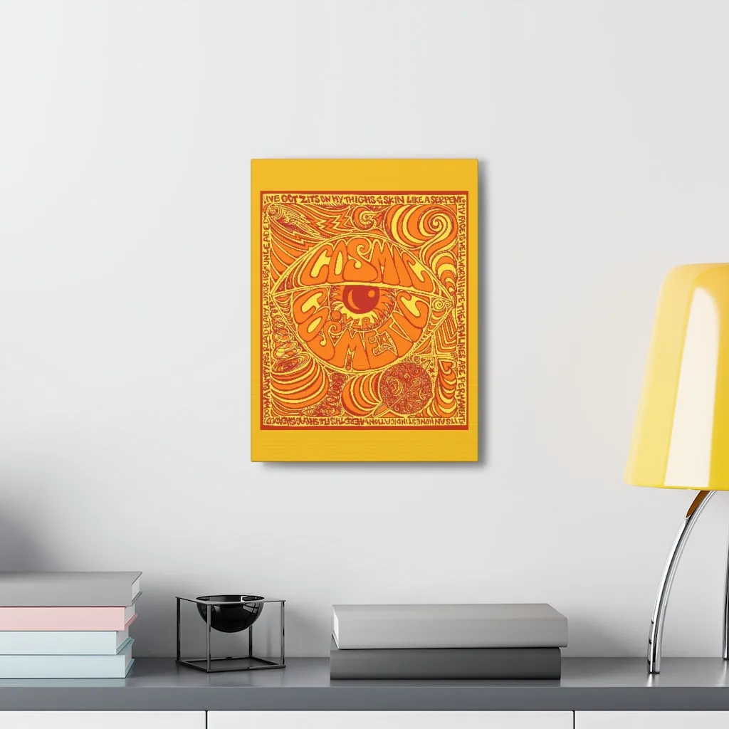 Cosmic Over Cosmetic Canvas Gallery Wraps -  Orange Rush Star