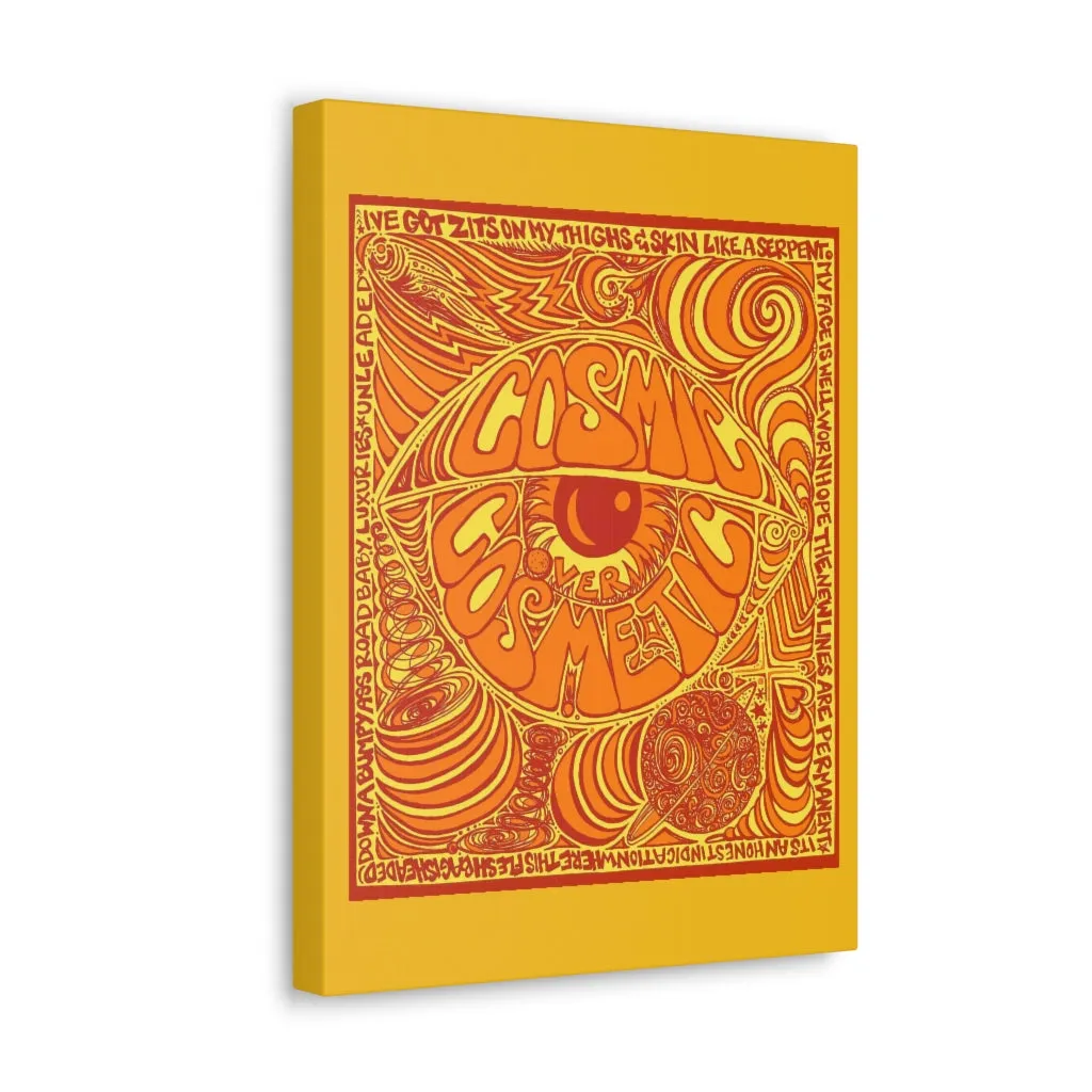 Cosmic Over Cosmetic Canvas Gallery Wraps -  Orange Rush Star