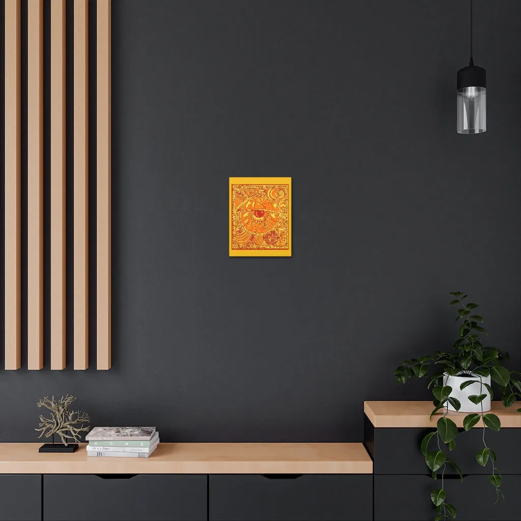 Cosmic Over Cosmetic Canvas Gallery Wraps -  Orange Rush Star