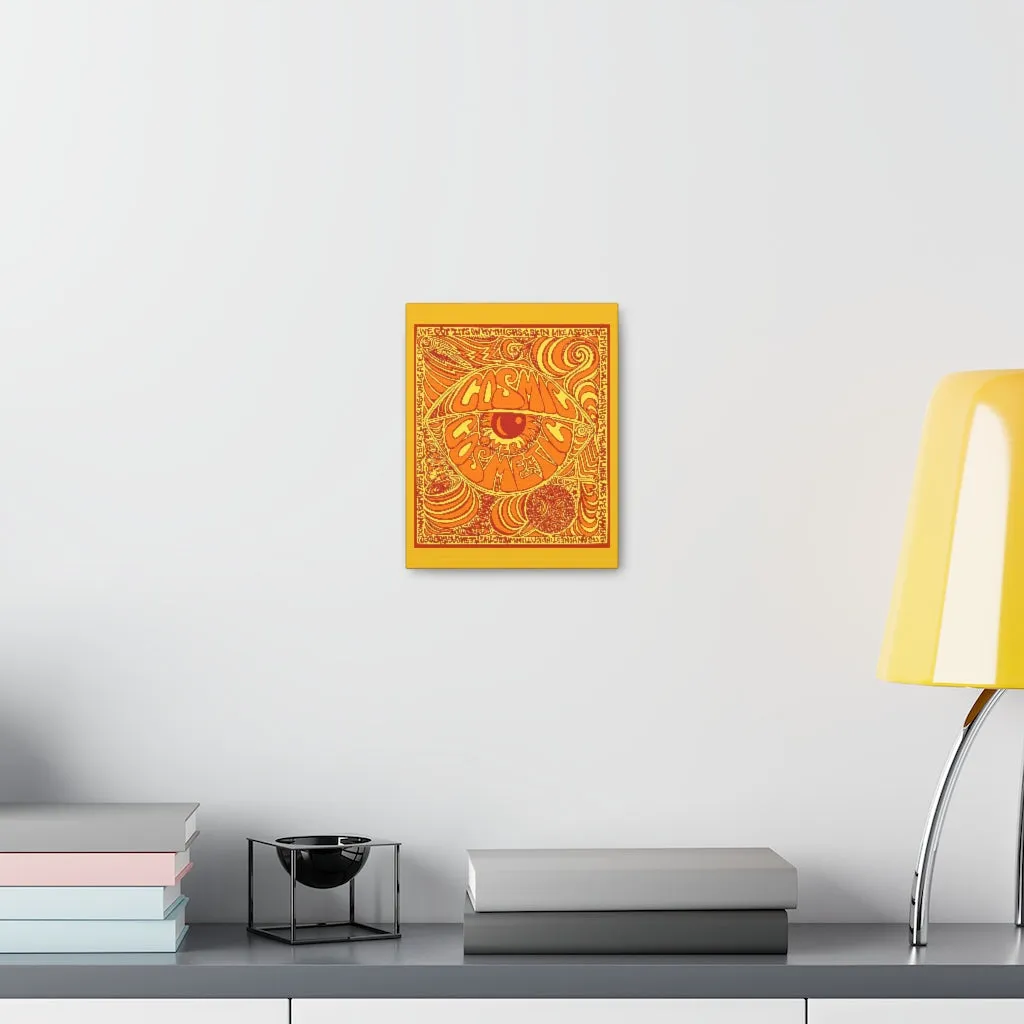 Cosmic Over Cosmetic Canvas Gallery Wraps -  Orange Rush Star