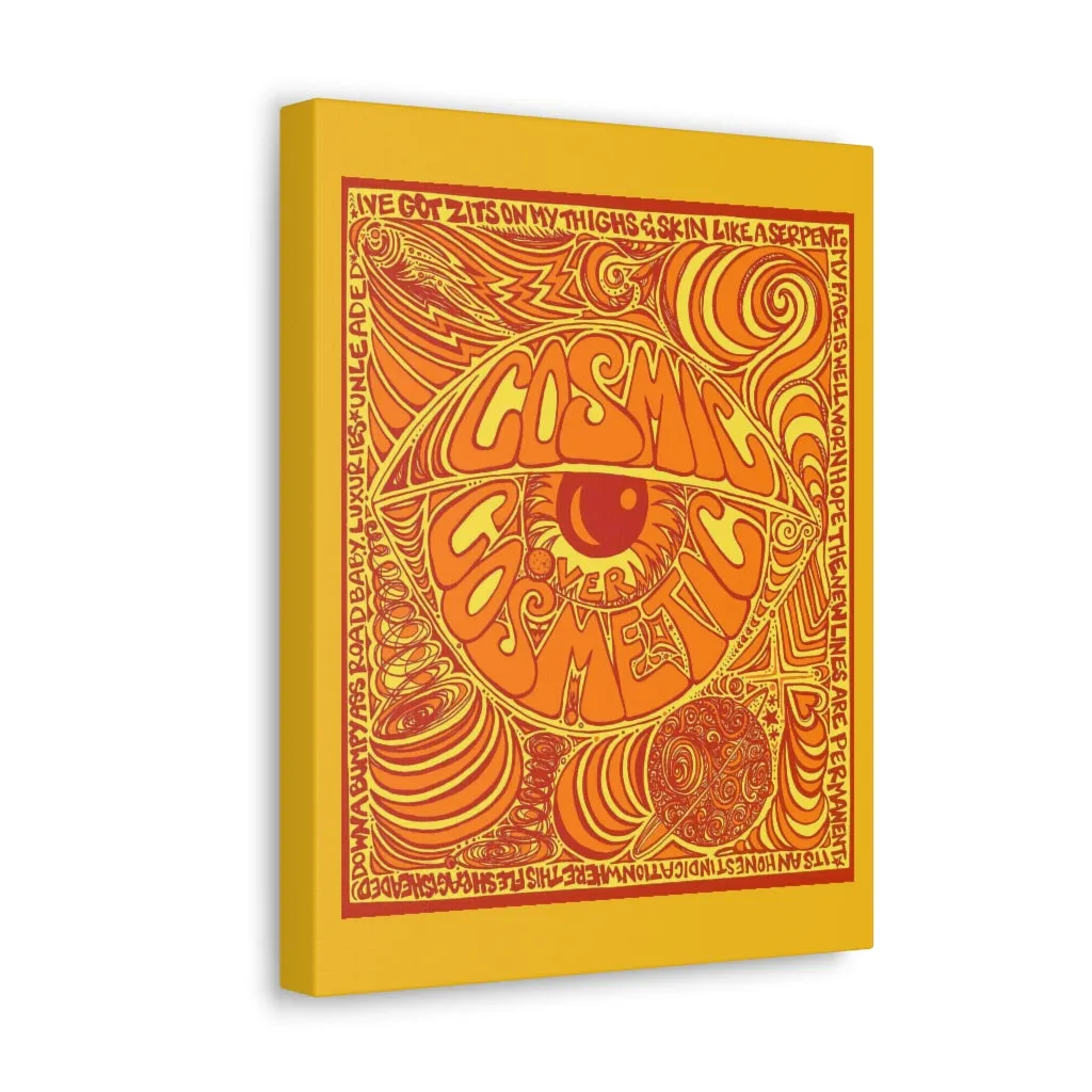 Cosmic Over Cosmetic Canvas Gallery Wraps -  Orange Rush Star