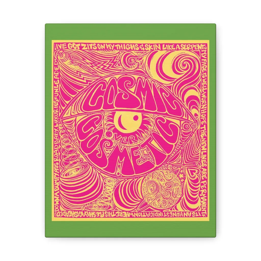 Cosmic Over Cosmetic Canvas Gallery Wraps -  Pink Lemonade Grass