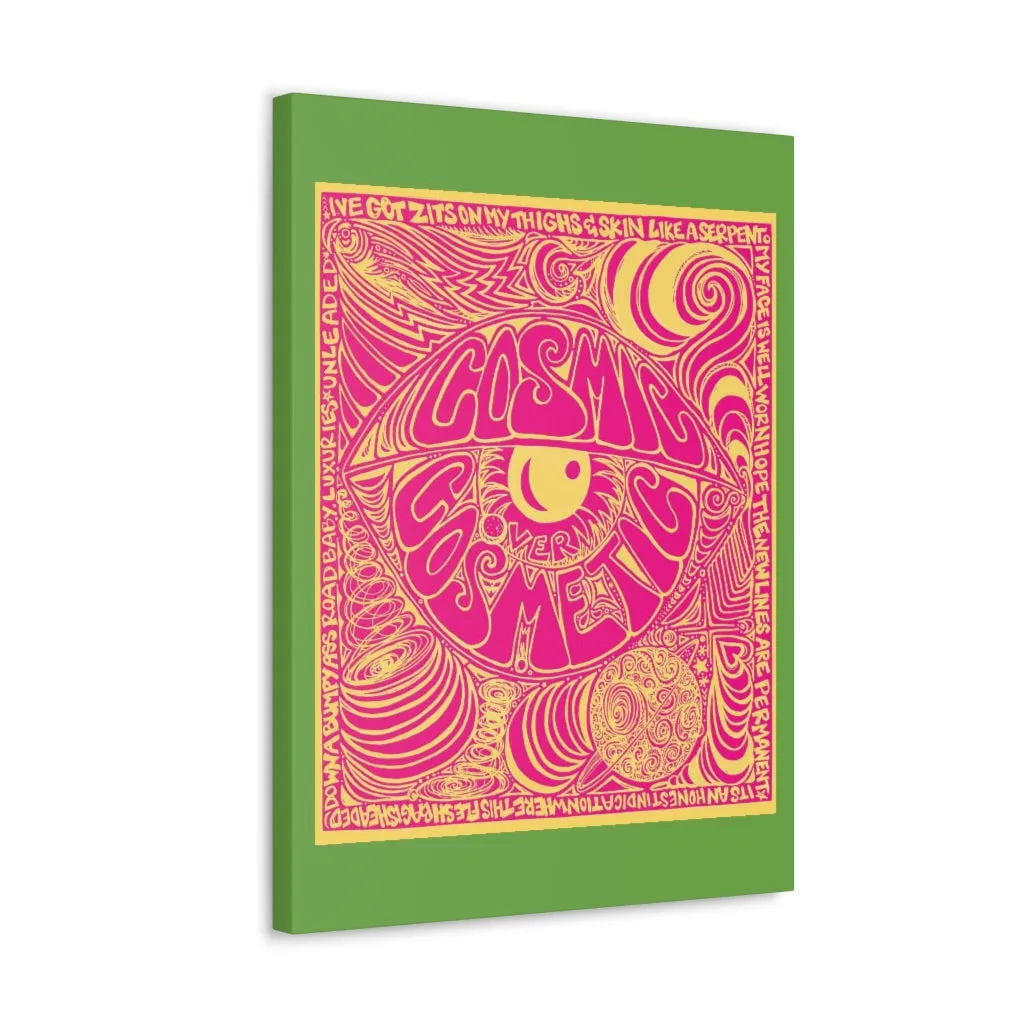Cosmic Over Cosmetic Canvas Gallery Wraps -  Pink Lemonade Grass