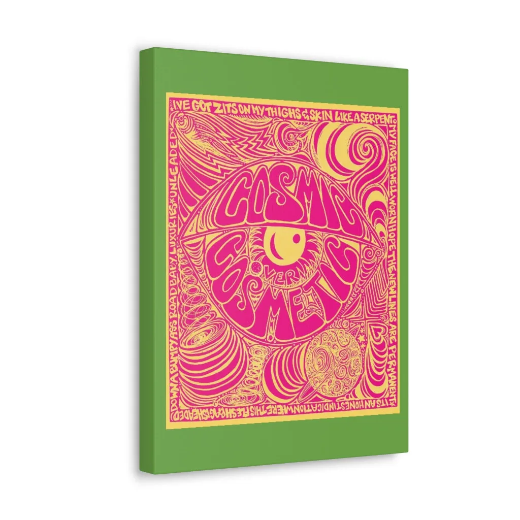 Cosmic Over Cosmetic Canvas Gallery Wraps -  Pink Lemonade Grass