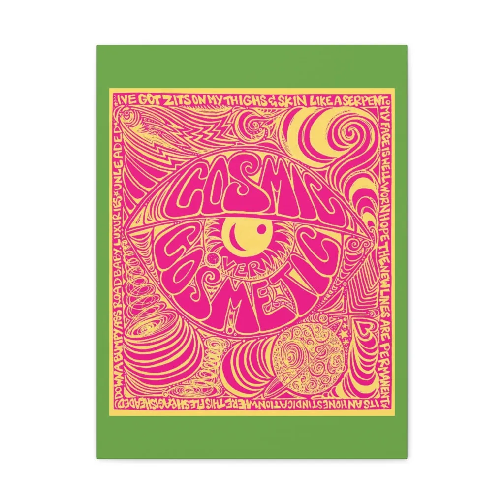 Cosmic Over Cosmetic Canvas Gallery Wraps -  Pink Lemonade Grass