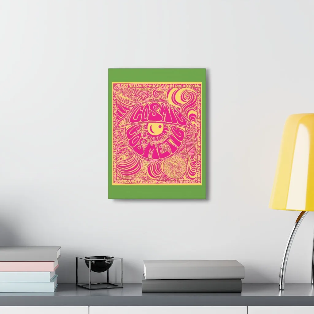 Cosmic Over Cosmetic Canvas Gallery Wraps -  Pink Lemonade Grass