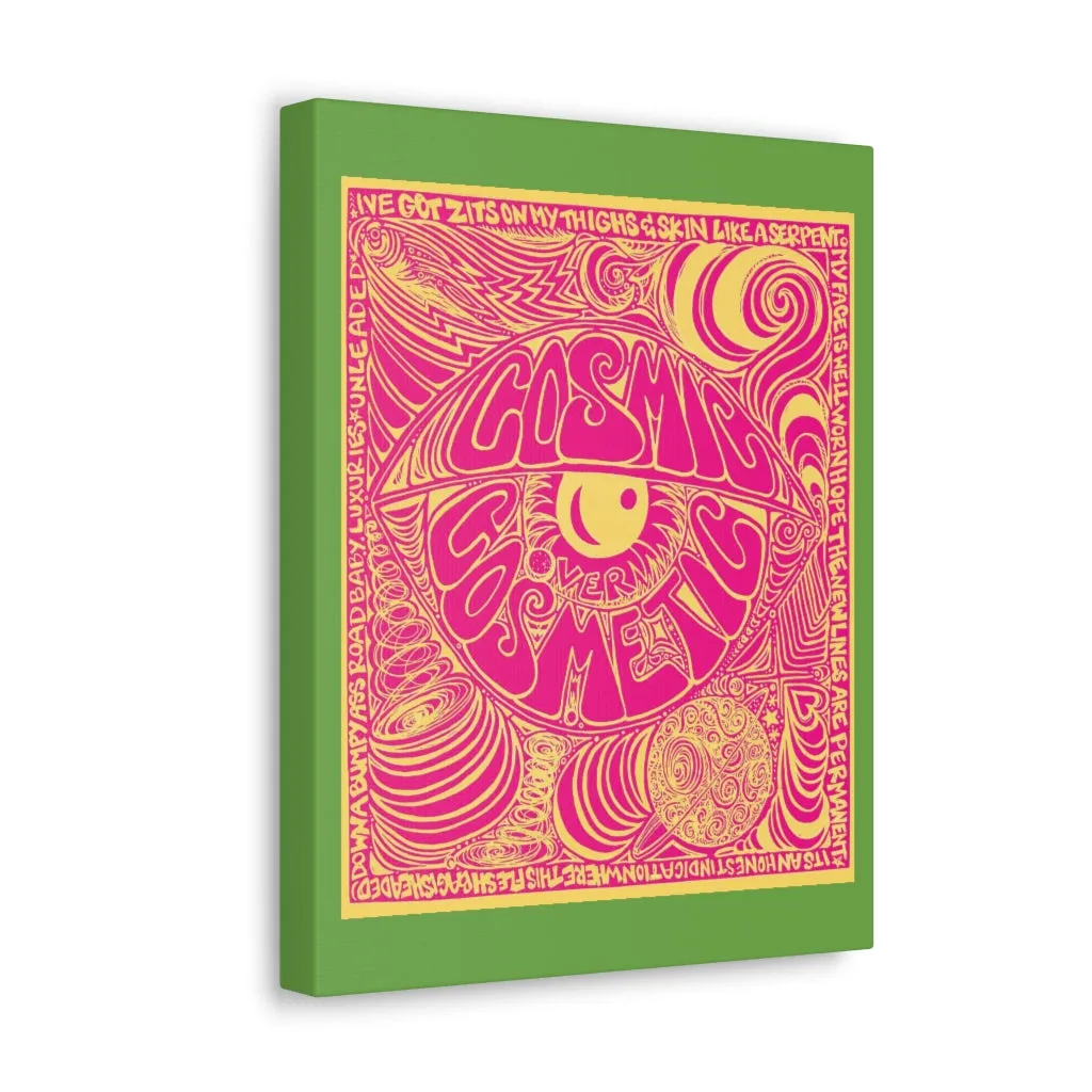 Cosmic Over Cosmetic Canvas Gallery Wraps -  Pink Lemonade Grass