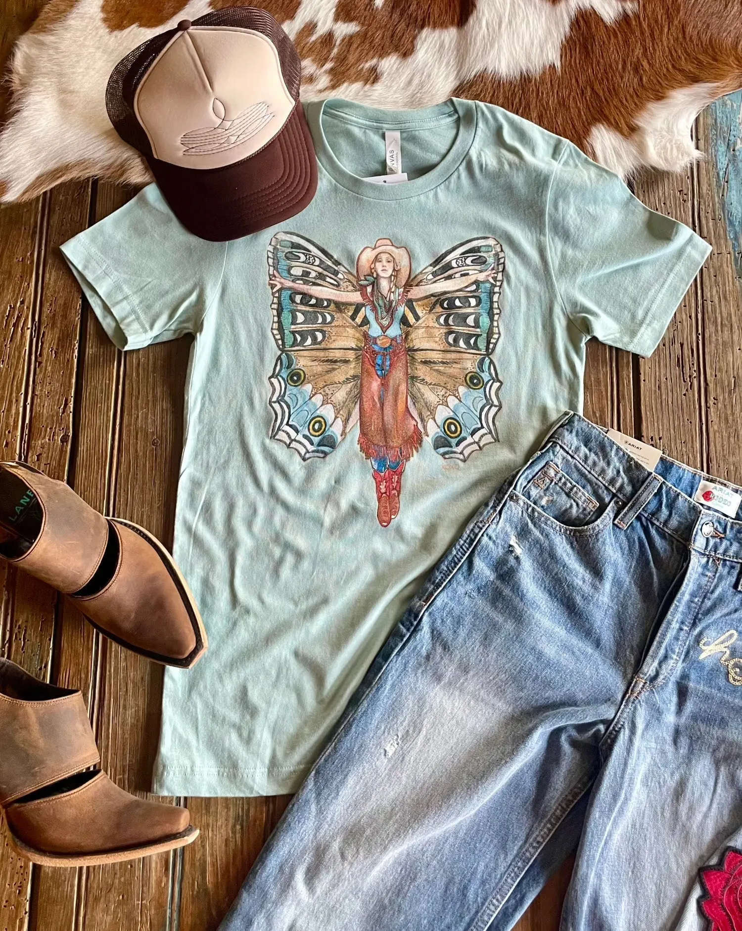Cowgirl Fly Tee