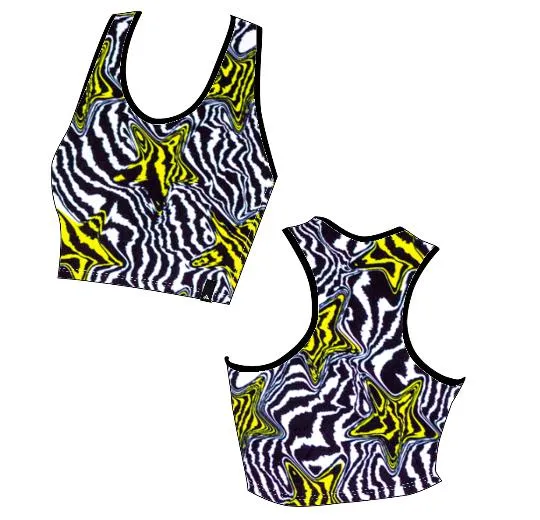 Customise Your Racerback Crop Vest