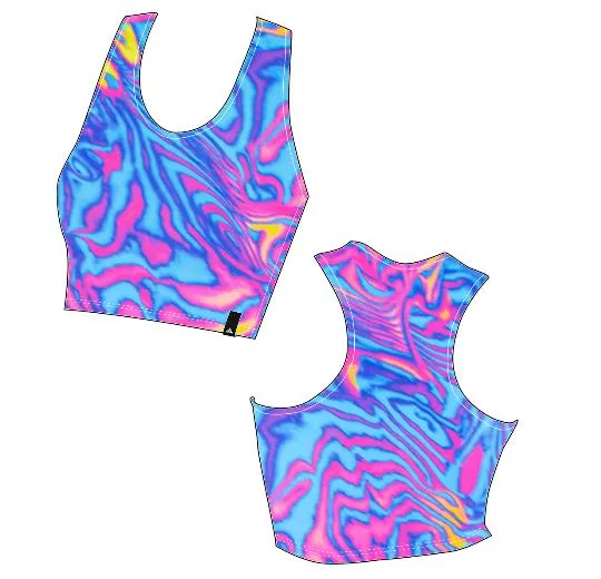 Customise Your Racerback Crop Vest