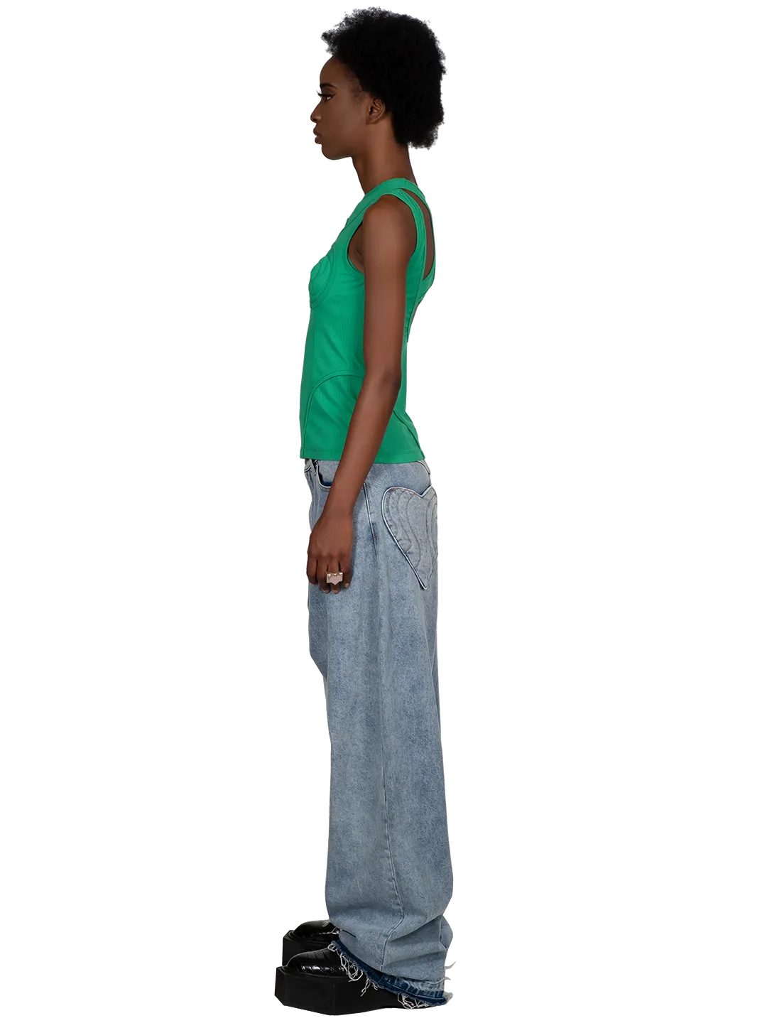 Cut-Out Tank Top