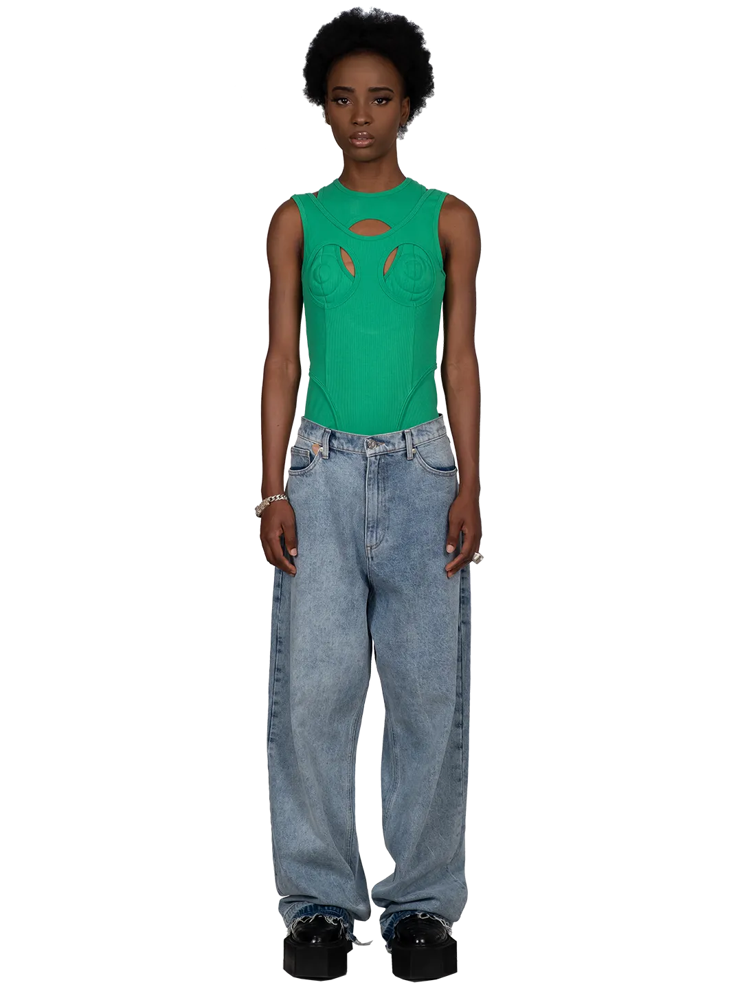 Cut-Out Tank Top