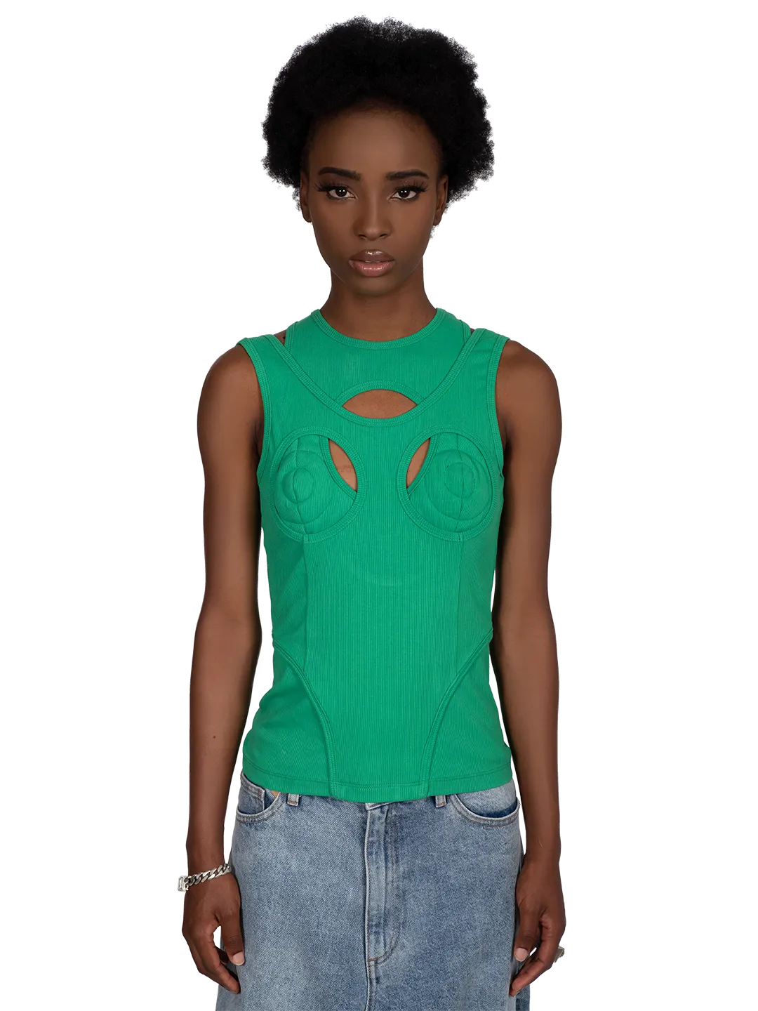 Cut-Out Tank Top