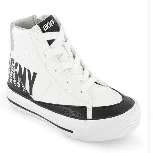 DKNY Little girls Hannah Leena High Top Sneaker