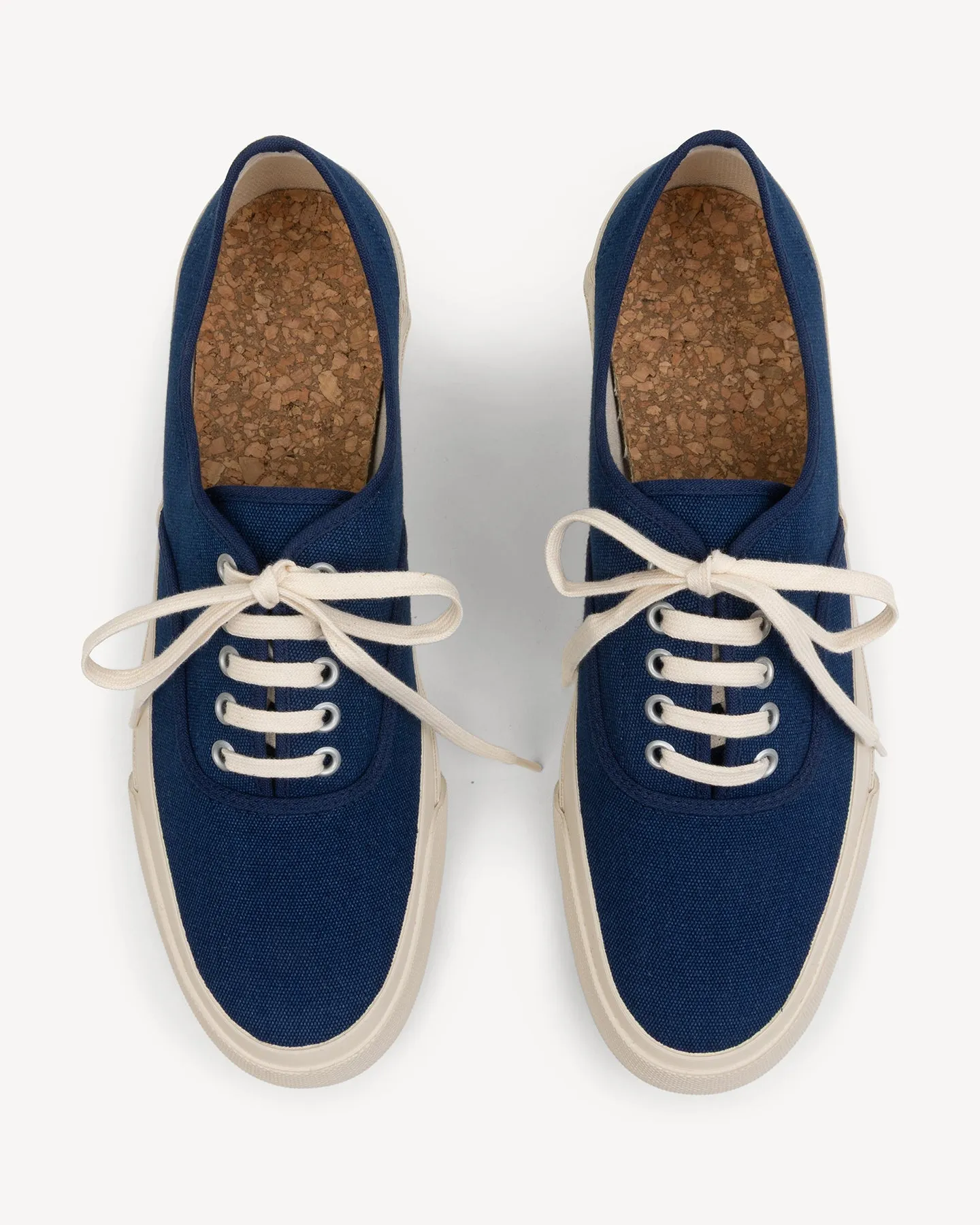 Doek Indigo Canvas Tennis Sneakers