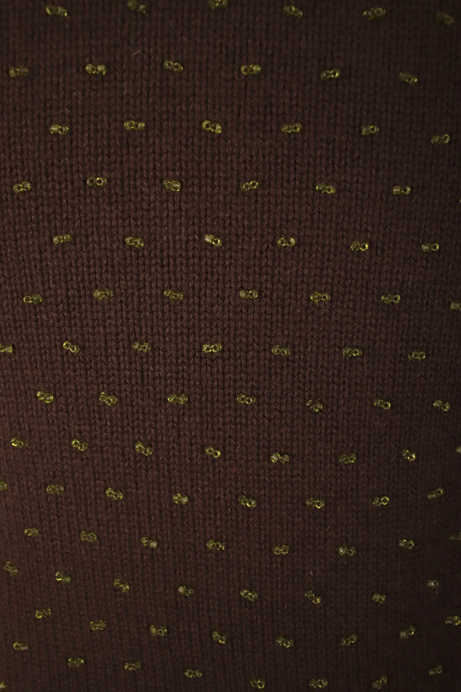 Dries Van Noten Cashmere Beaded Top