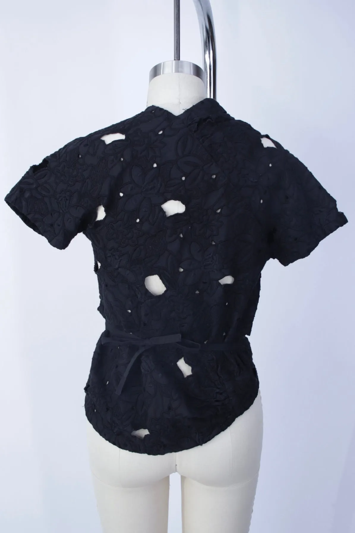 Dries Van Noten Floral Embroidered Top
