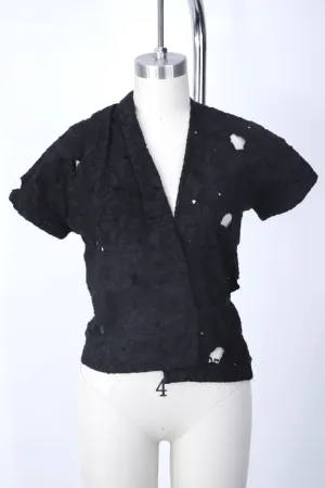 Dries Van Noten Floral Embroidered Top