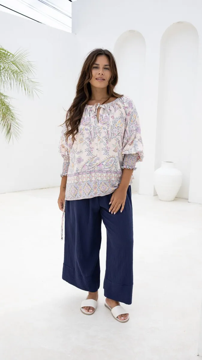 Eden Blouse - Paisley Print