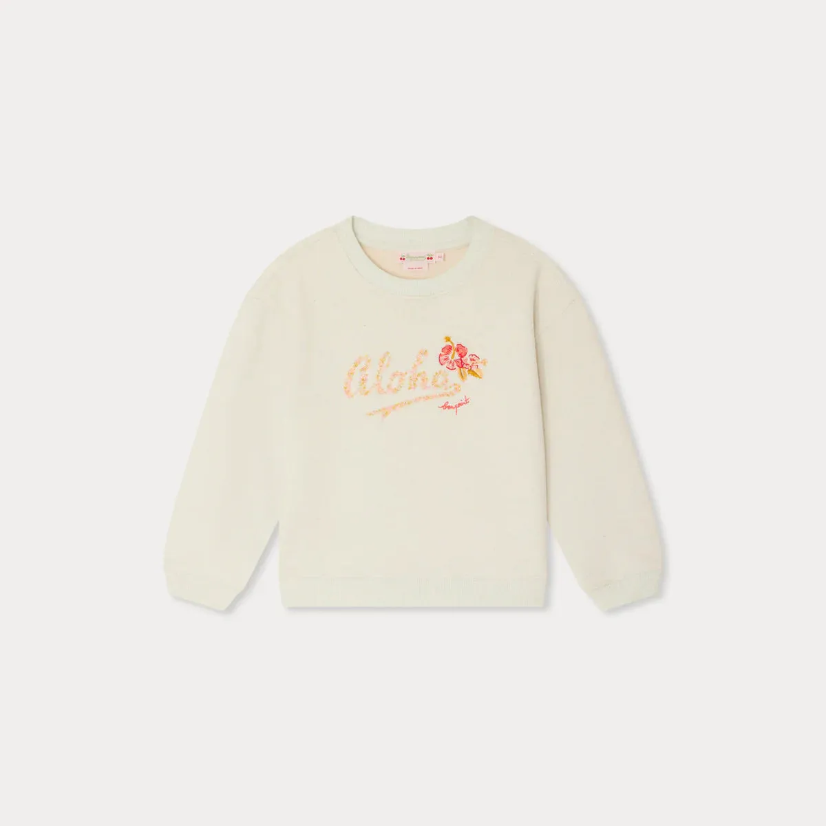 Edwige embroidered fleece sweatshirt