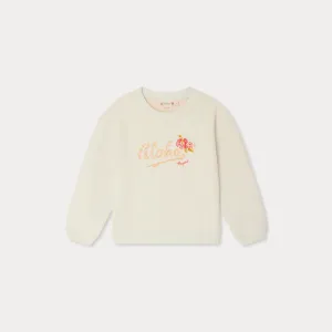 Edwige embroidered fleece sweatshirt