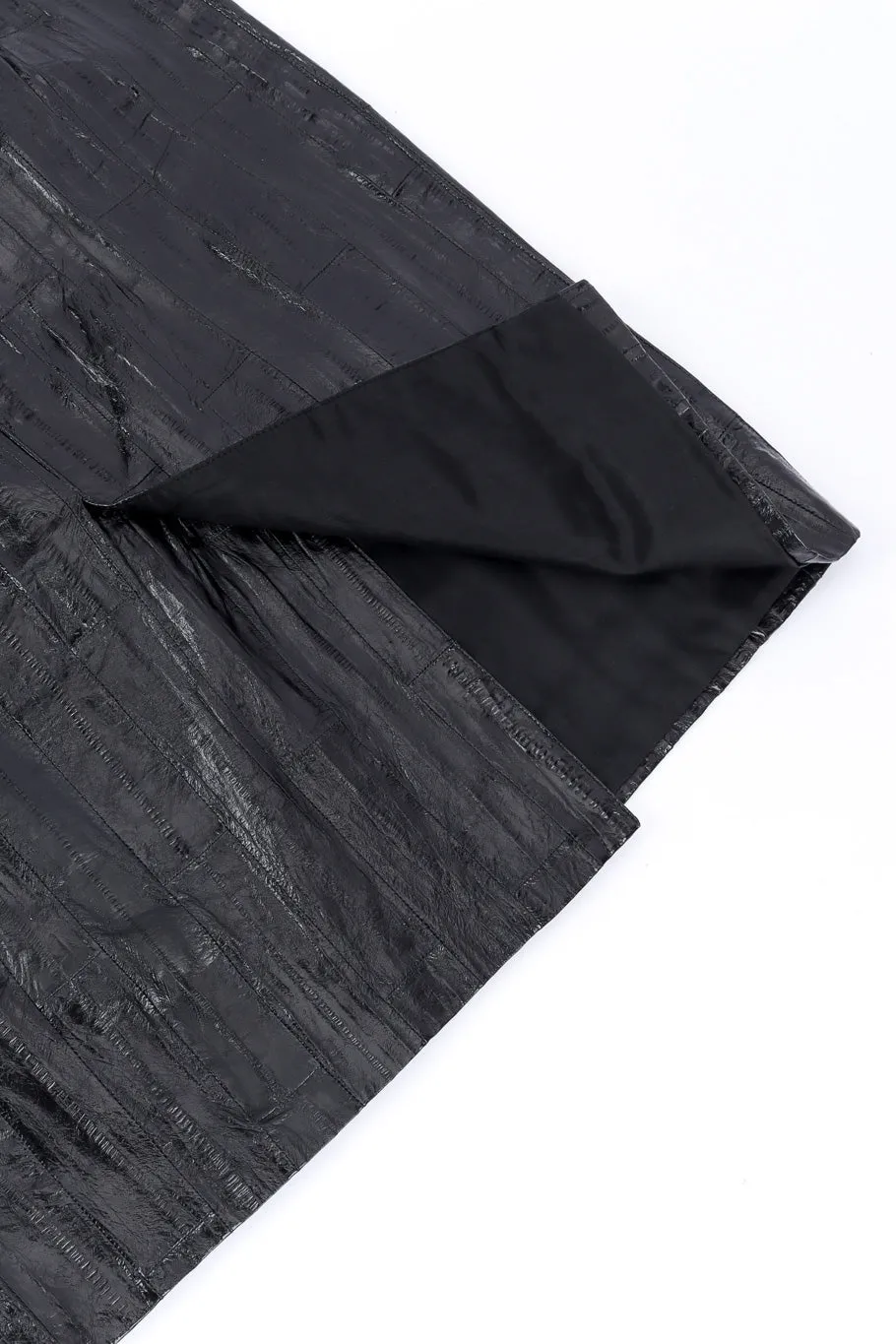 Eel Leather Pencil Skirt