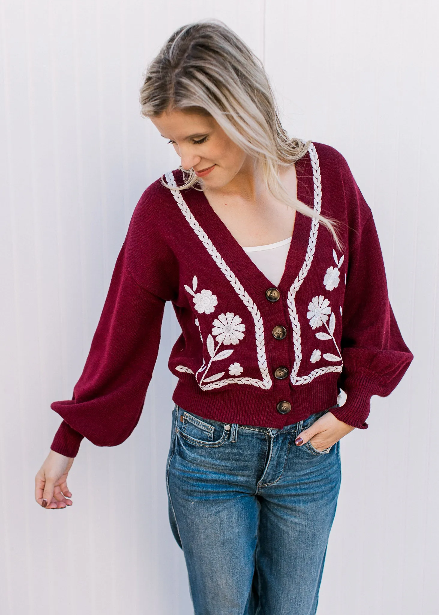 Elizabeth Embroidered Sweater