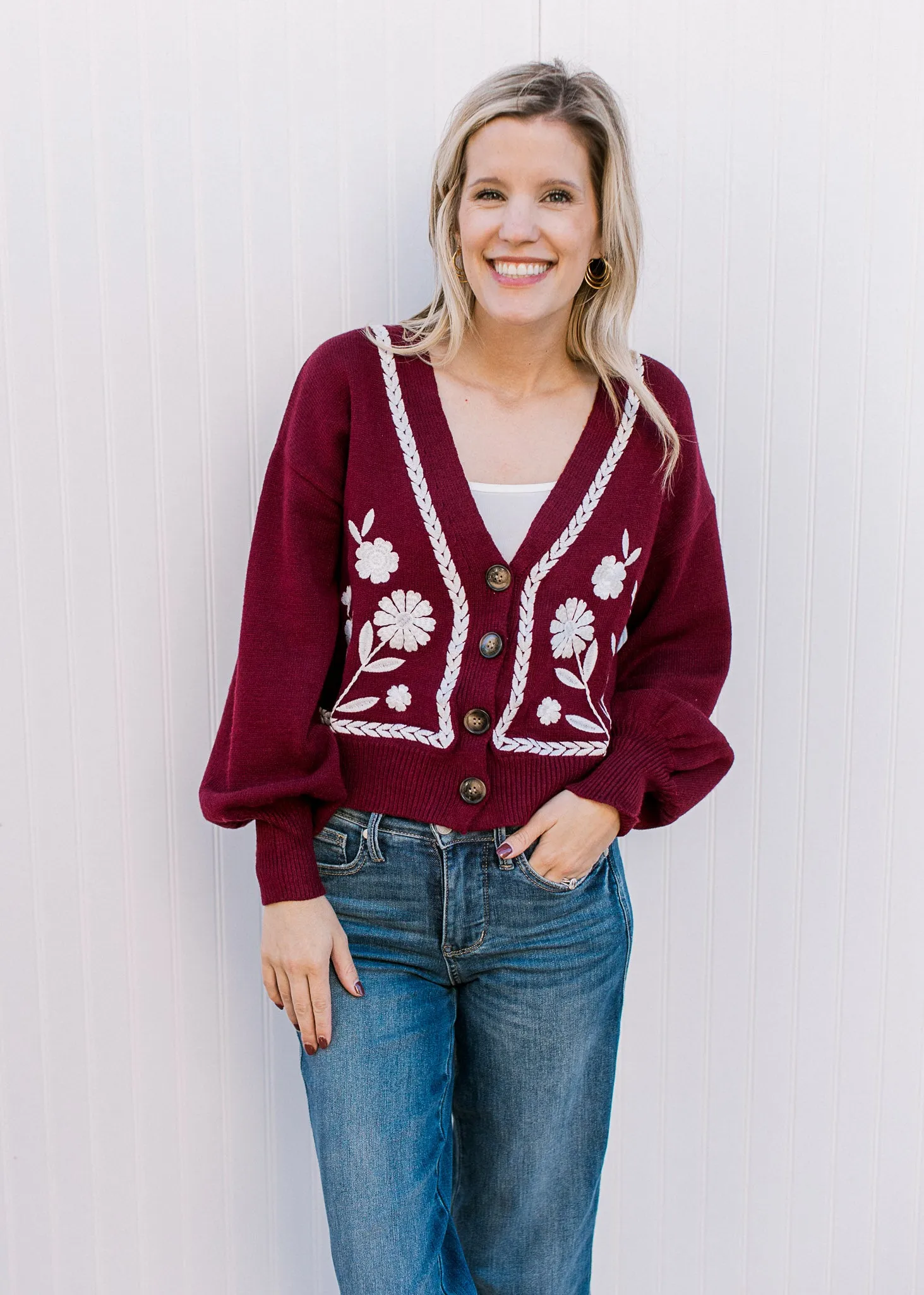 Elizabeth Embroidered Sweater