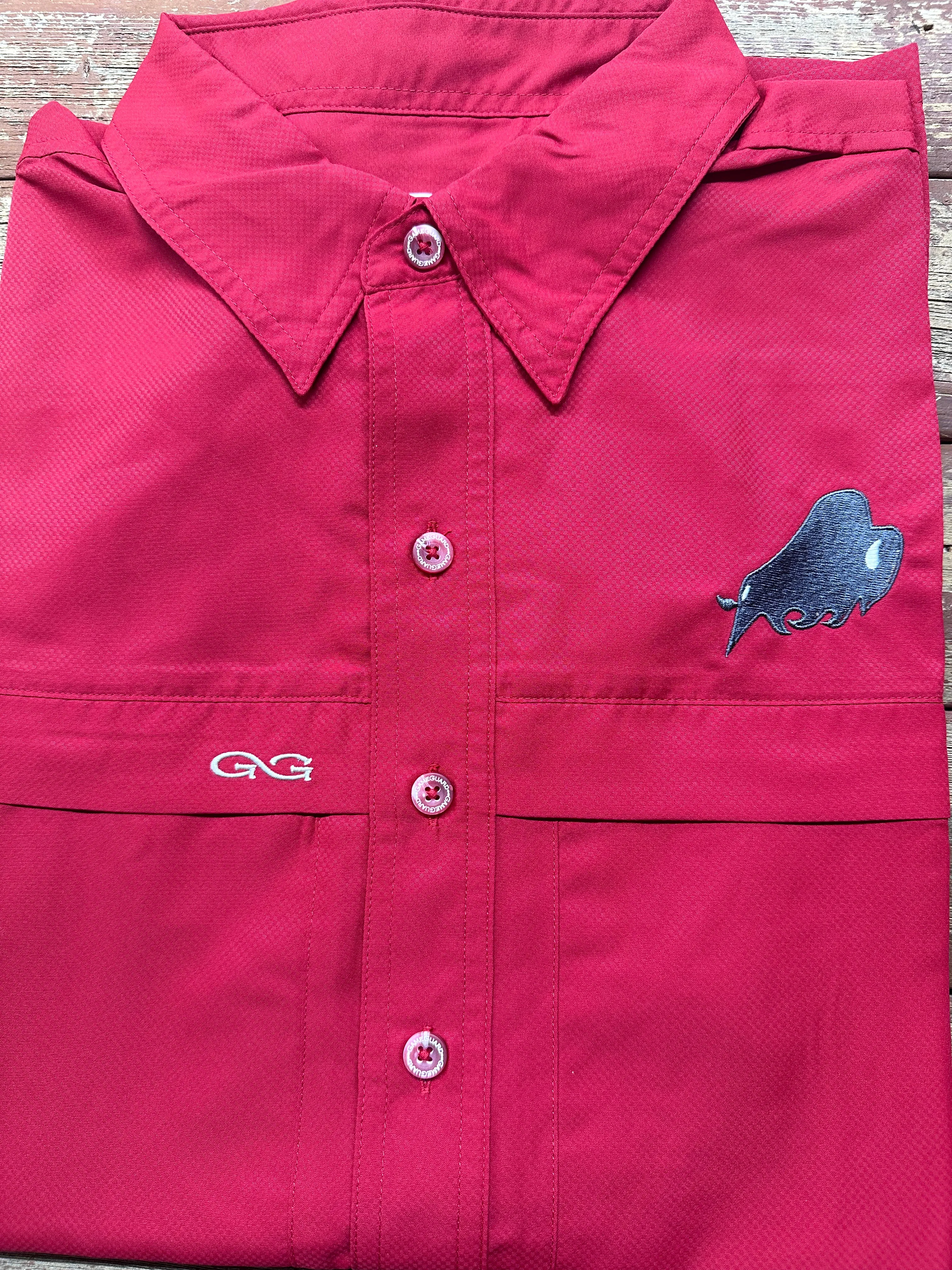 Embroidered Buffs GameGuard Red