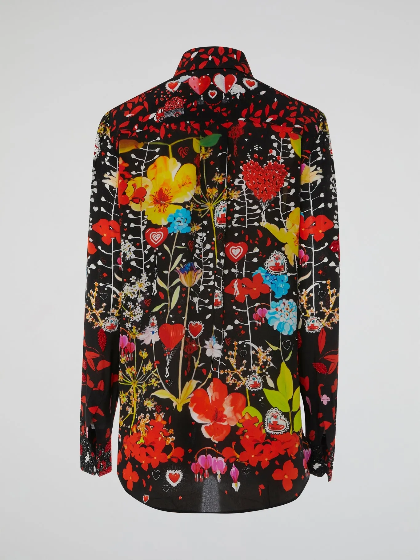 Embroidered Floral Shirt