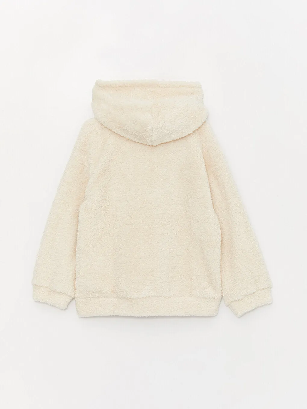 Embroidered Long Sleeve Plush Girls Hoodie