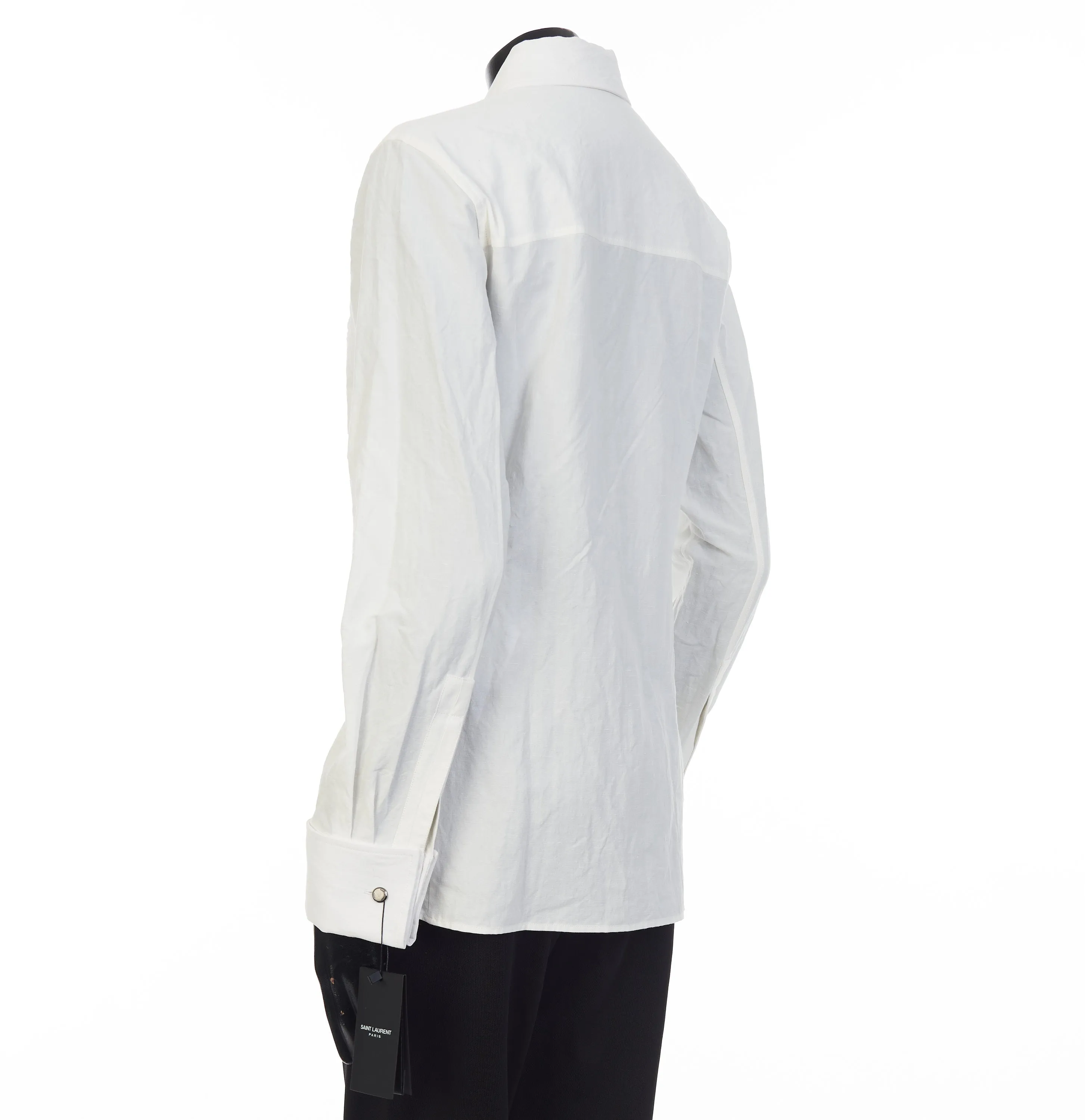 Embroidered Shirt In Cotton And Linen