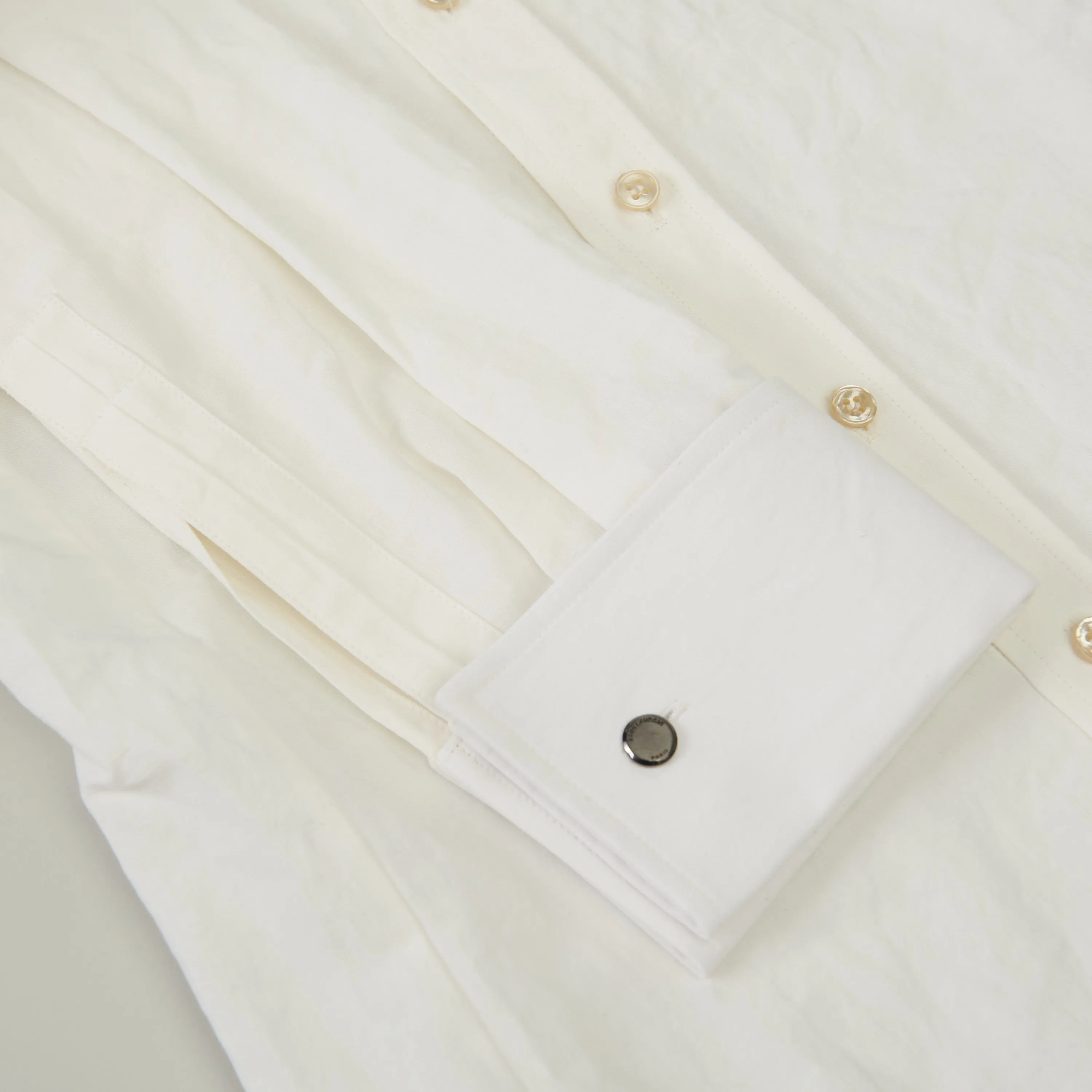 Embroidered Shirt In Cotton And Linen