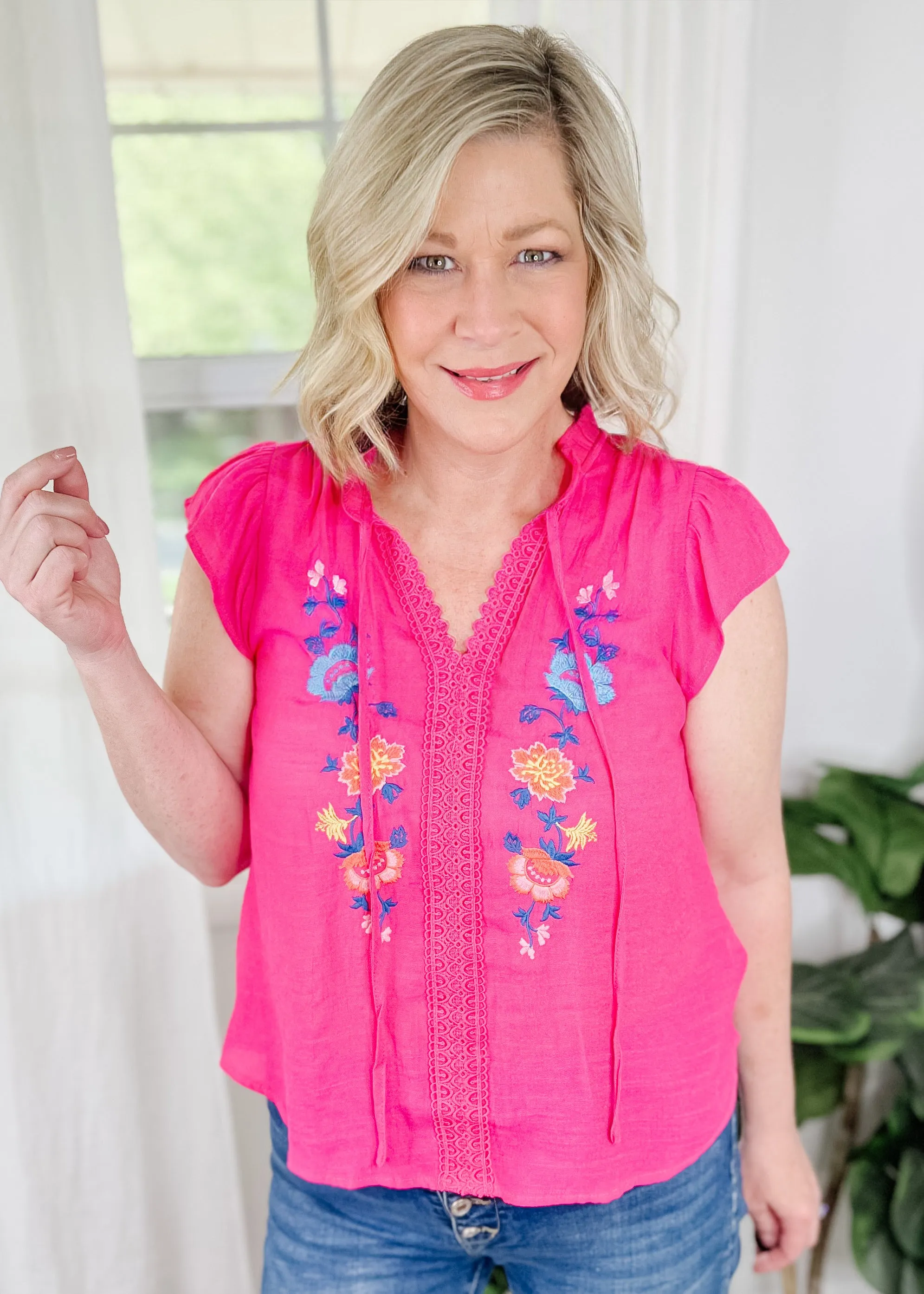 Embroidered Top