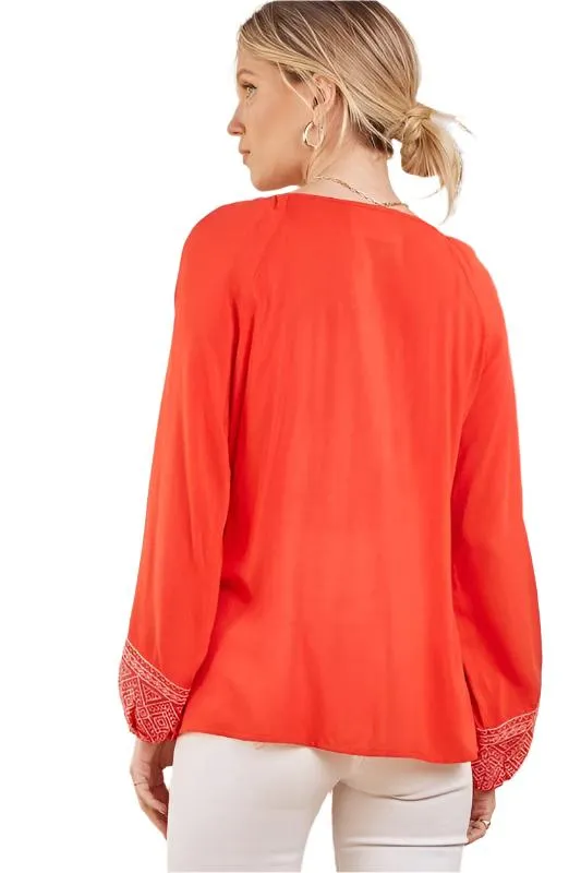 Embroidered Top