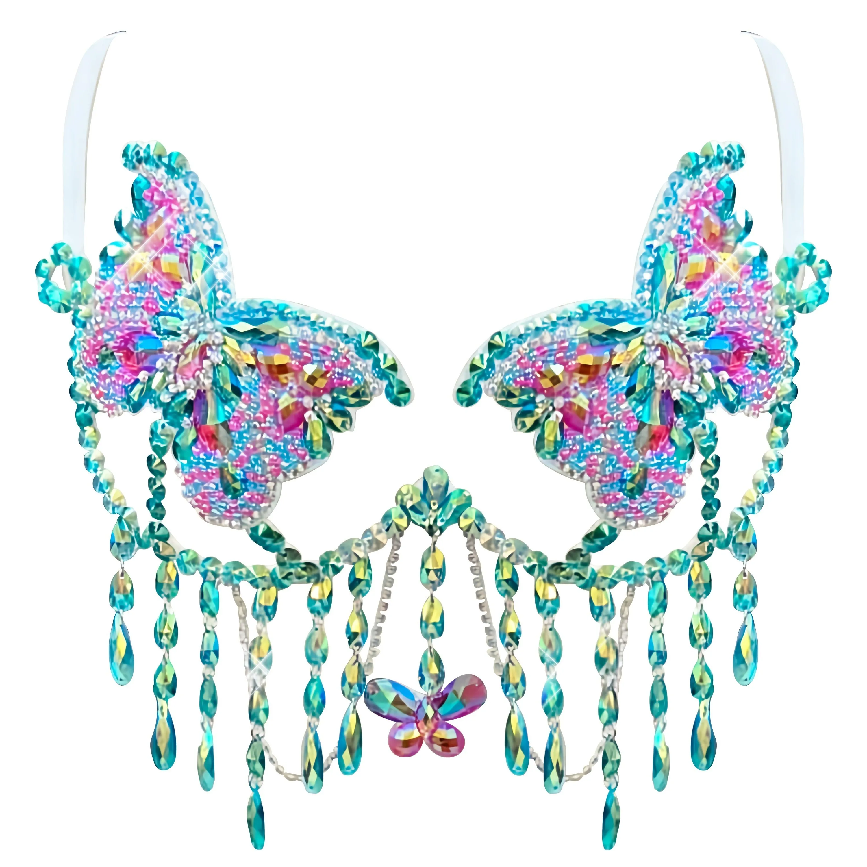 Enchanted Butterfly Carnival Bra
