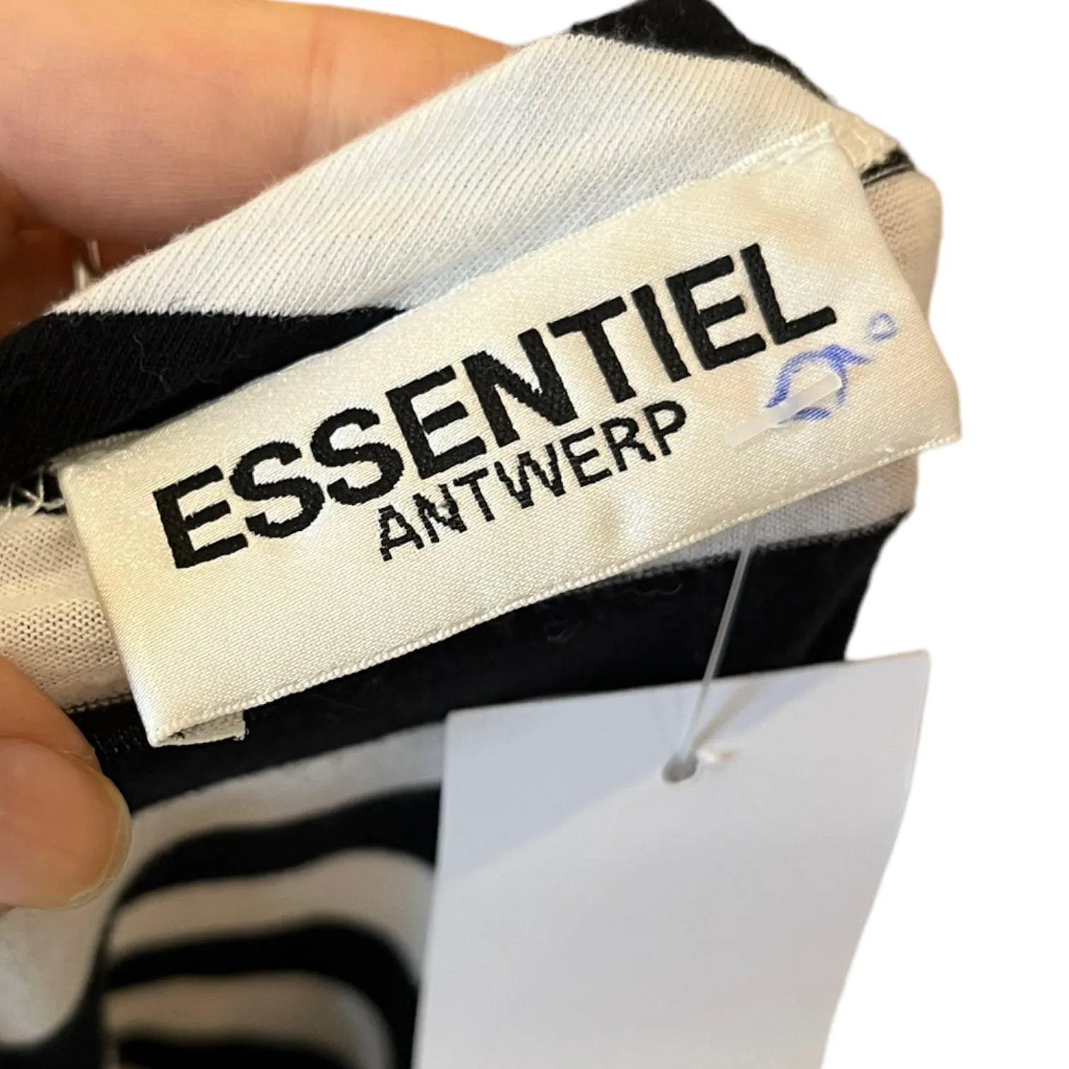 Essentiel Antwerp Black and White Stripe Top