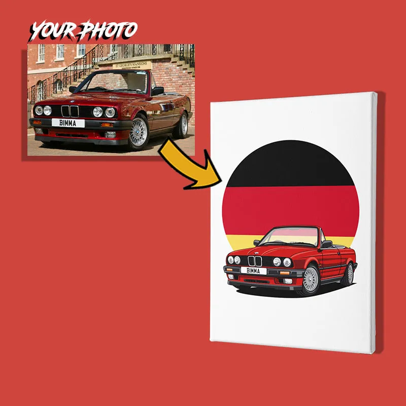European Cars | Custom Print | Canvas