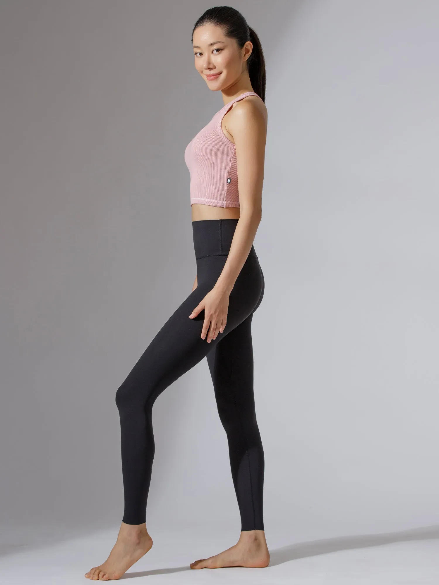 EVERYDAY RIBBED CROPPED SINGLET