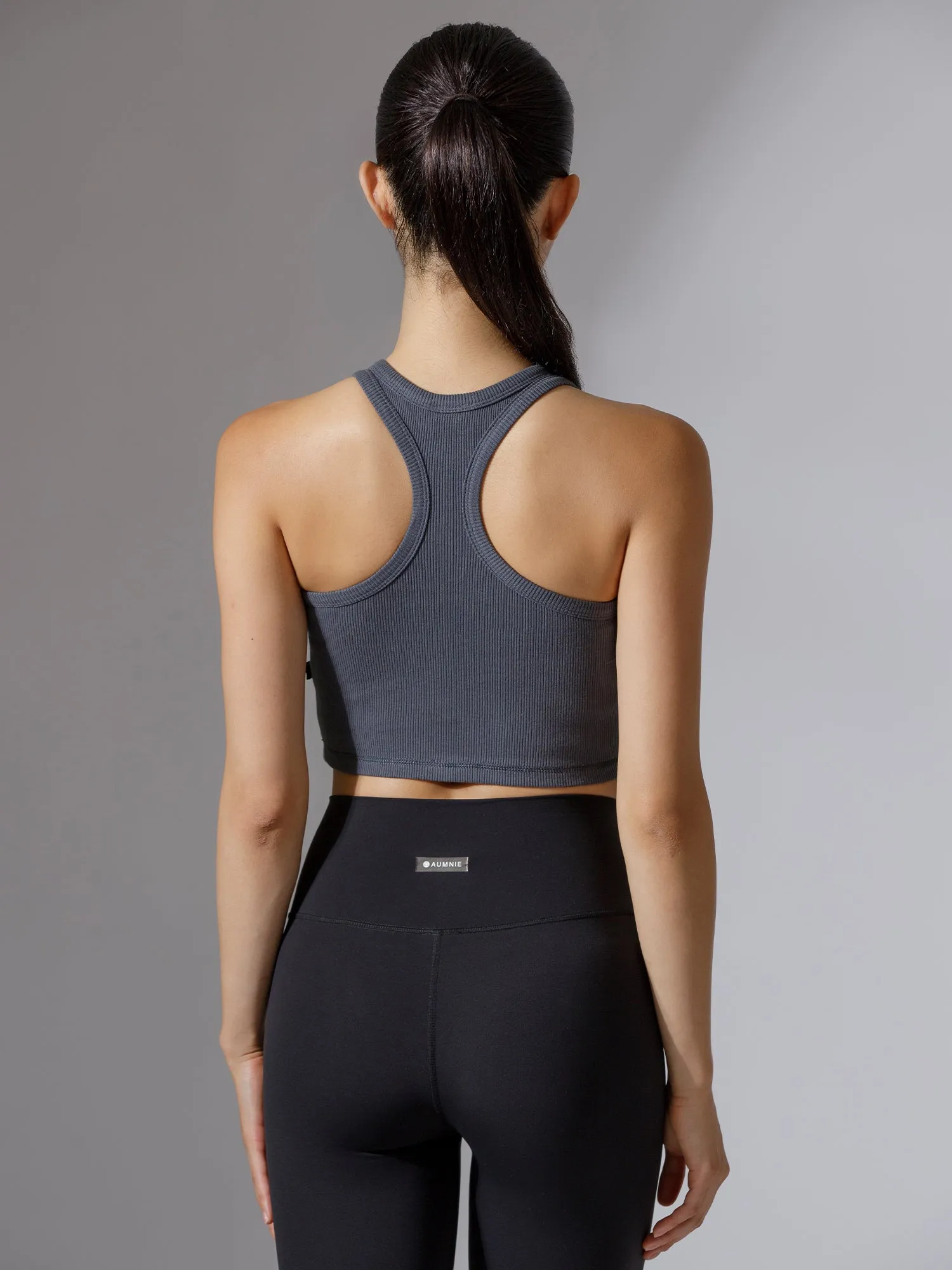 EVERYDAY RIBBED CROPPED SINGLET