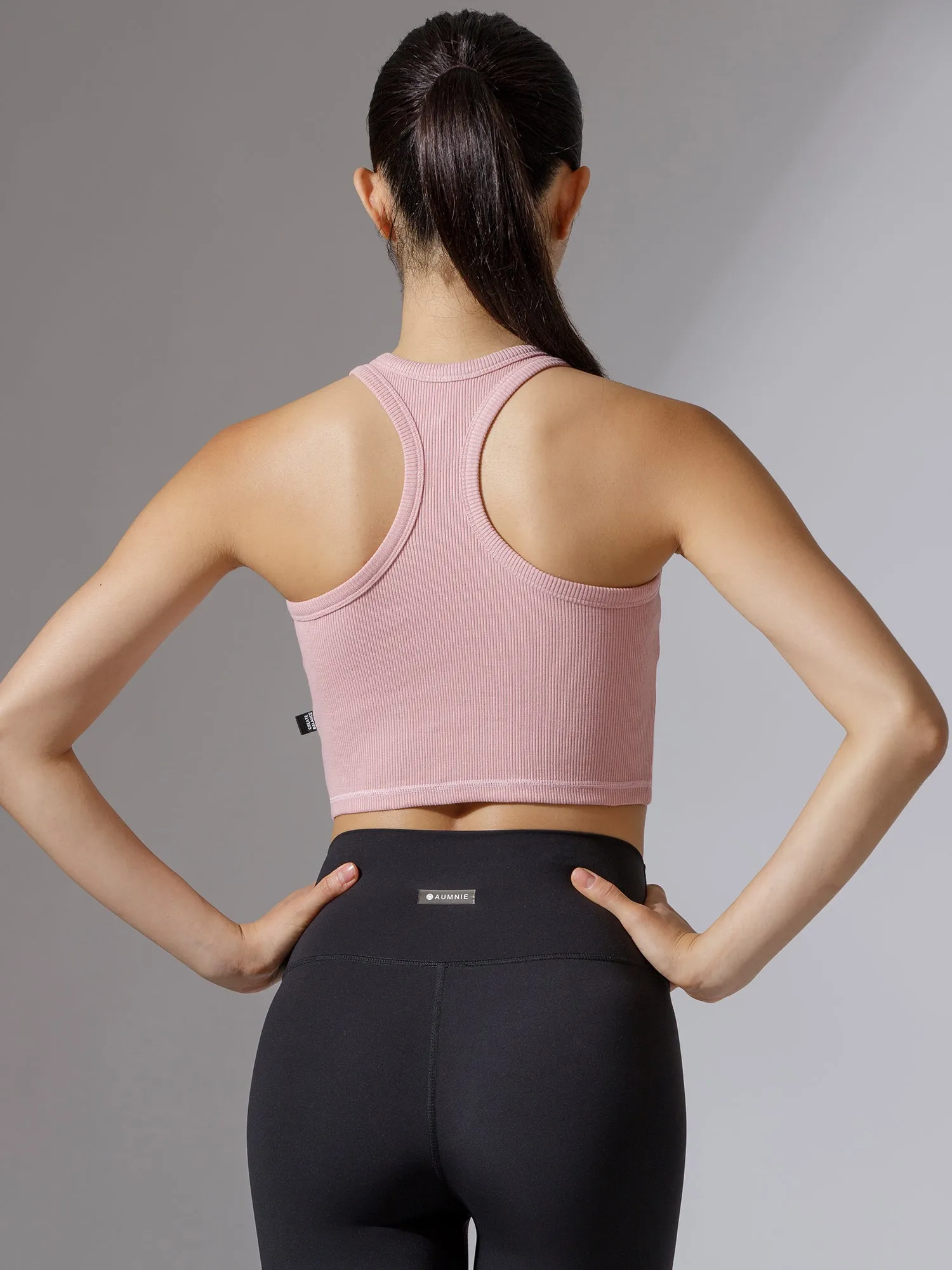 EVERYDAY RIBBED CROPPED SINGLET